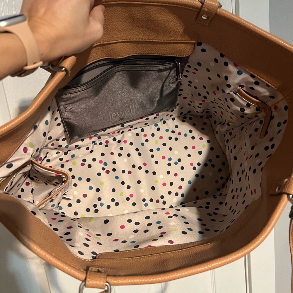 Thirty-One Cork and Tan Tote Bag - Picture 5 of 6